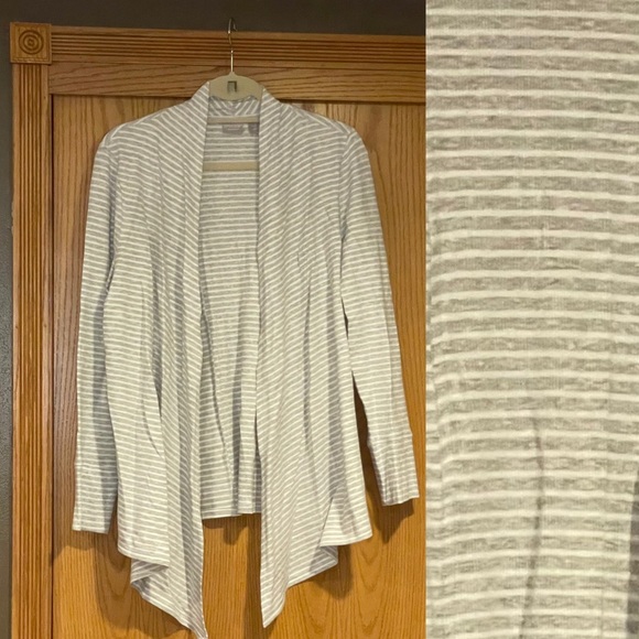 Nwt Chicos Outlet Zenergy Striped Drape 